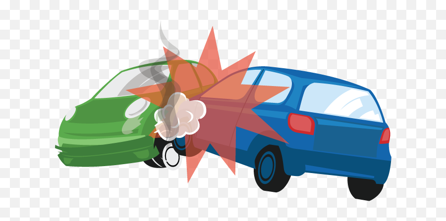 Car Crash Clipart Png - Crashed Car Cartoon Png Emoji,Collision Emoji