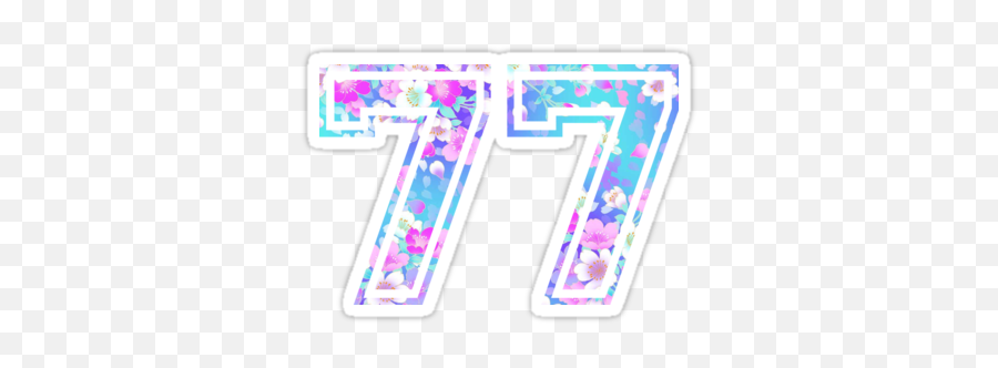 Angel Number 77 - Number 77 Transparent Emoji,Mahjong Emoji
