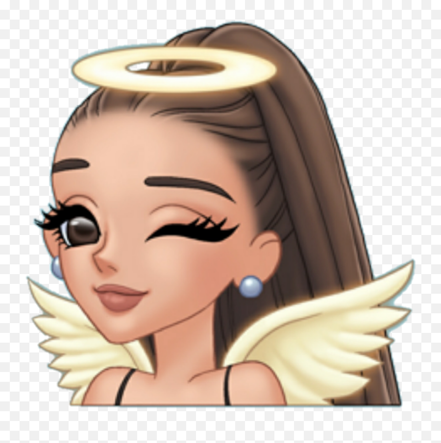 Arimoji Myarimoji Custom Emoji Angel - Cartoon Snapchat Ariana Grande,Custom Emoji