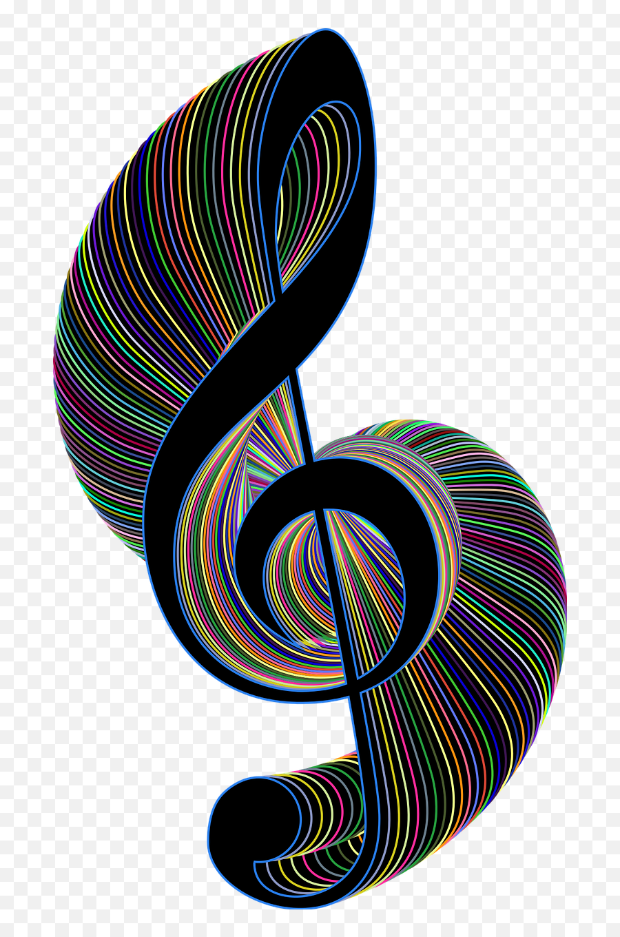 Music Musicnote Trebleclef Treble - Notas Musicales Chidas Emoji,Treble Clef Emoji