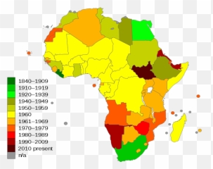 Africa Independence Dates - Third World Countries In 1950 Emoji,1000 Emoji