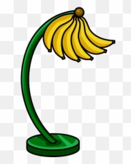 Banana Bunch Lamp Club Penguin Wiki Fandom - Club Penguin Furniture Id Emoji,Banana Emoji Png