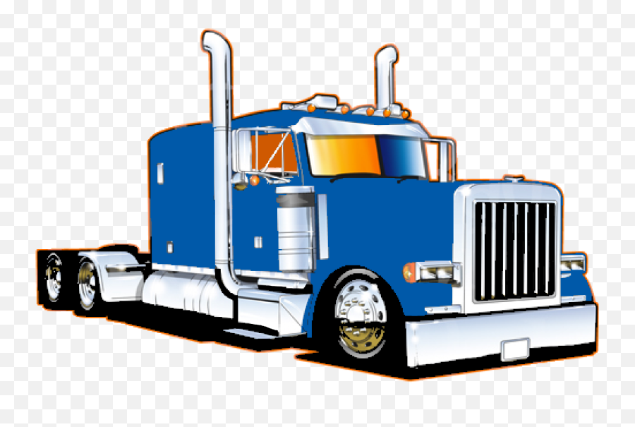 18 Wheeler American Pro Trucker Peterbilt 379 Car - 18 18 Wheeler Clipart Emoji,Trucker Emoji