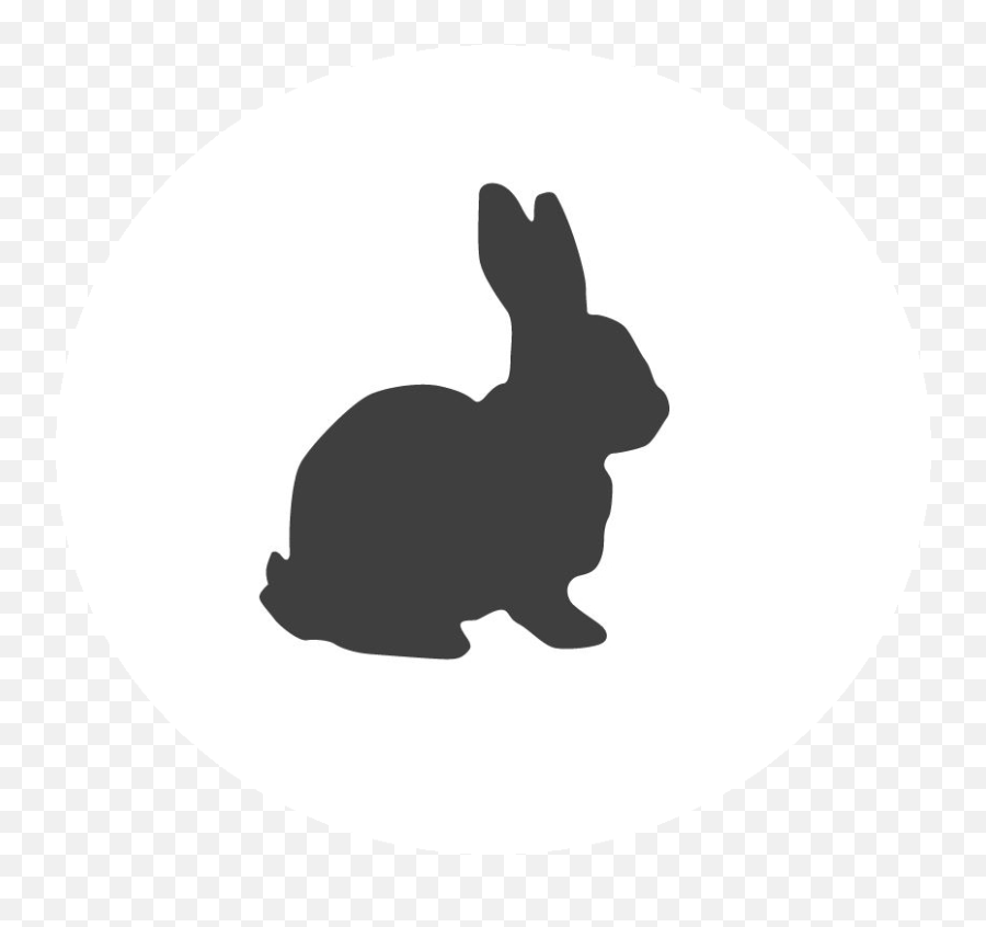 Clip Art Rabbit Silhouette Vector - Silhouette Rabbit Clipart Black And White Emoji,Rabbit Face Emoji