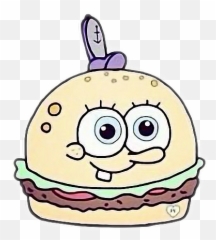 Bobesponja Hamburguesa Emoji Sticker By Evee Carrizo - Emojis De Bob Esponja,Sandwich Emoji