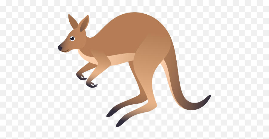 Copiar Colar - Eastern Grey Kangaroo Emoji,Kangaroo Emoji