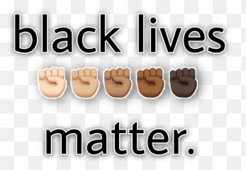 Black Lives Sticker - Vertical Emoji,Brown Fist Emoji