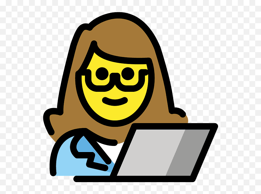 Woman Technologist Emoji Clipart Free Download Transparent - Profesional Mujer Animada Png,Emojis Para Dibujar