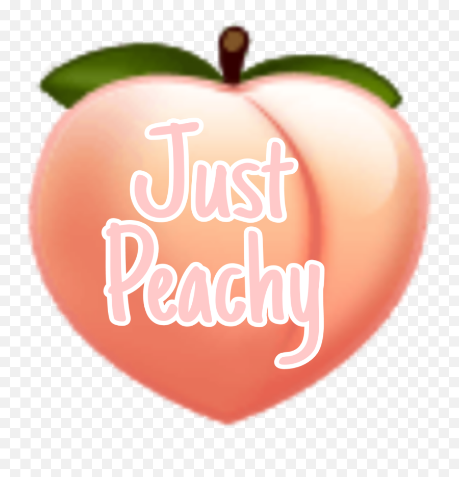 Peach Peachy Sticker Emoji,Cute Emoji Texts For Her