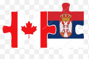Serbia Canada Flag Canadianflag Serbianflag Srpskazasta - Canada Flag Emoji,Canadian Flag Emoji