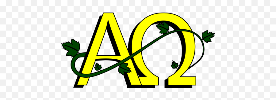 Alpha And Omega Letters - Alfa Y Omega Png Emoji,Fallen Leaf Emoji