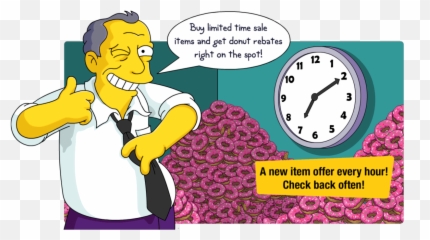 Tapped Out Black Friday Gil Deal - Black Friday Simpsons Emoji,Black Friday Emoji