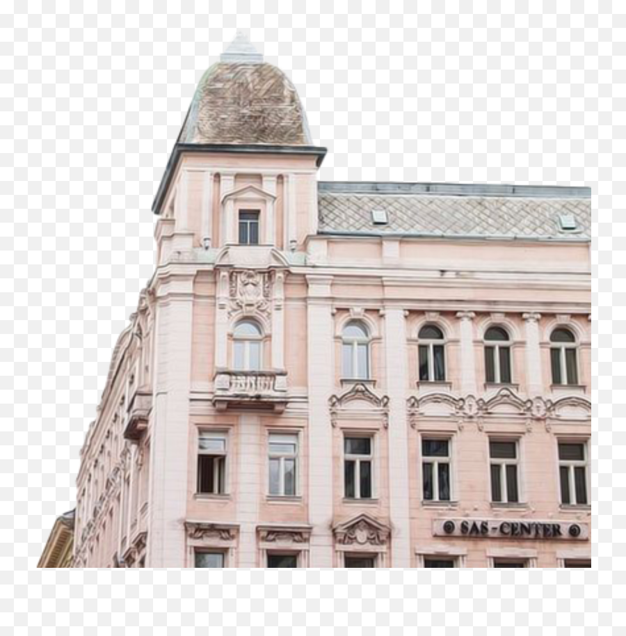 Buildingvintageoldaesthetic Freetoedit - Budapest Pink Building Emoji,Classical Building Emoji