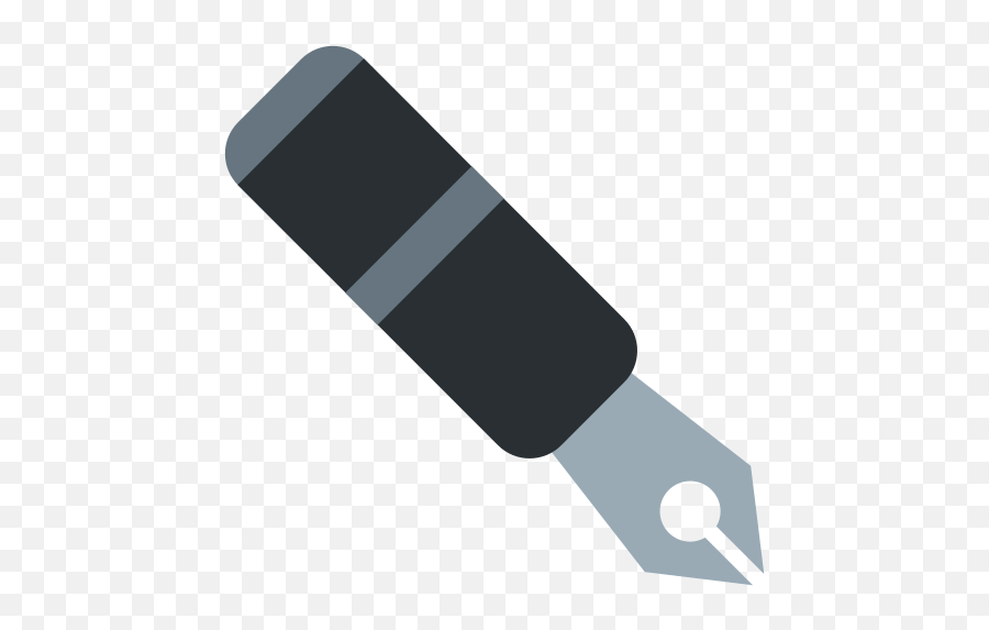 Black Nib Emoji Meaning With Pictures - Emojis Pen Pineapple Apple Pen,Paintbrush Emoji