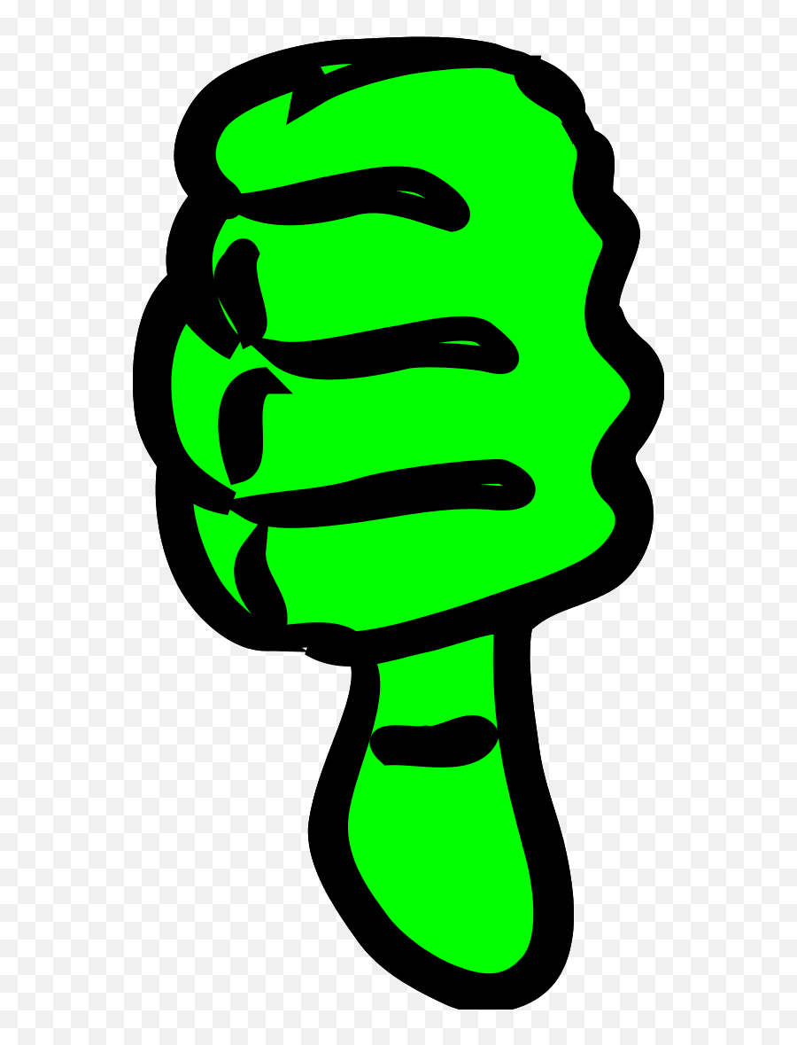 Unicode Thumbs Down Clipart - Green Thumb Down Png Emoji,Panther Emoji Copy And Paste