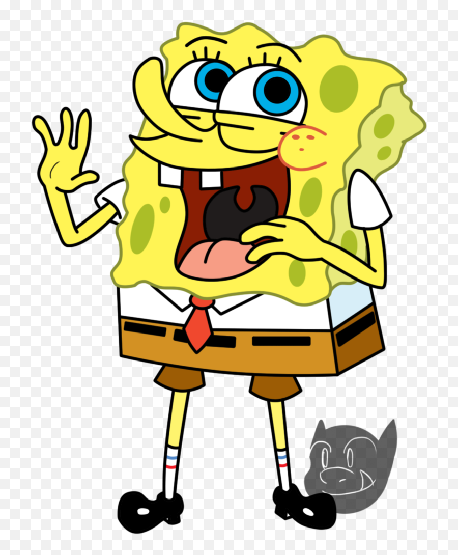 Spongebob - Cartoon Emoji,Mushroom Star Two Guys Emoji