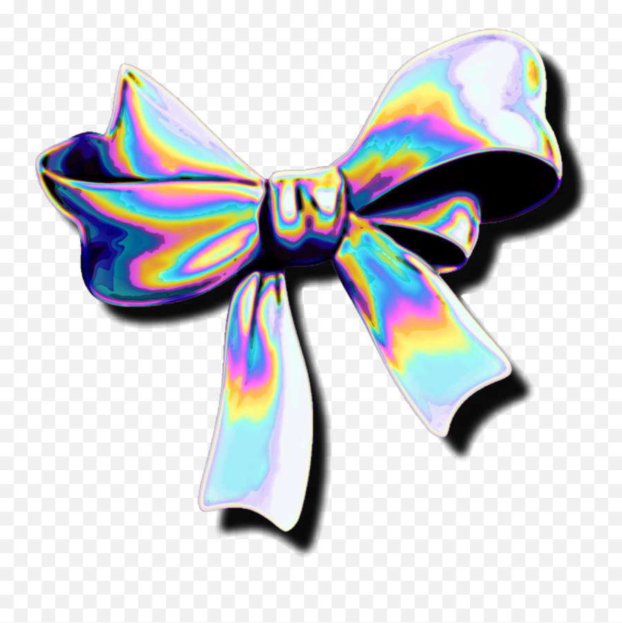 Holographic In 2020 - Clip Art Emoji,Bow Tie Emoji Iphone