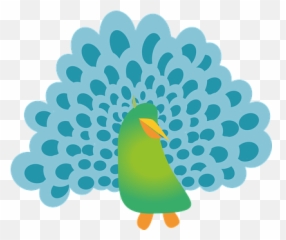 Peacock Feather Peacock Vectors - Clip Art Emoji,Peacock Emoticon
