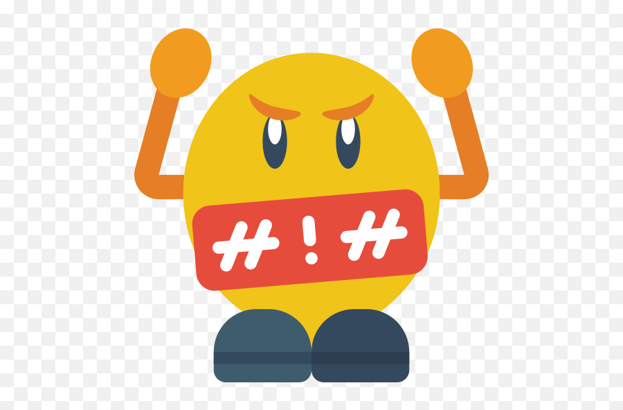 Swearing - Icon Emoji,Swearing Emoticons