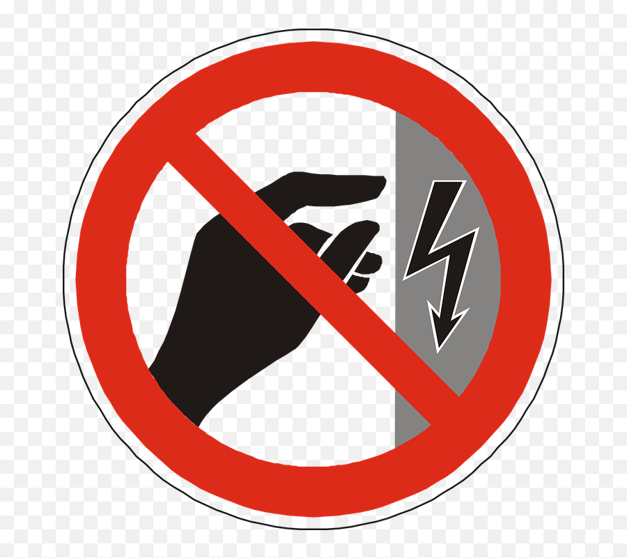 Danger Electricity Touch - Do Not Touch Electricity Emoji,Android Emoji Symbols Meaning