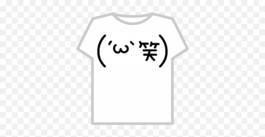 Japanese Emoticon - Roblox Roblox Dev T Shirt Emoji,Emojicons