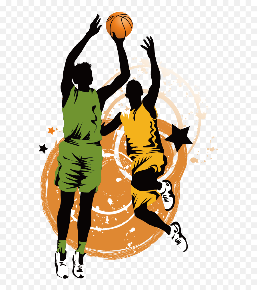 Library Of Basketball Game Today Banner Royalty Free Library - Clipart Basketball Vector Png Emoji,Basketball Emoji Game