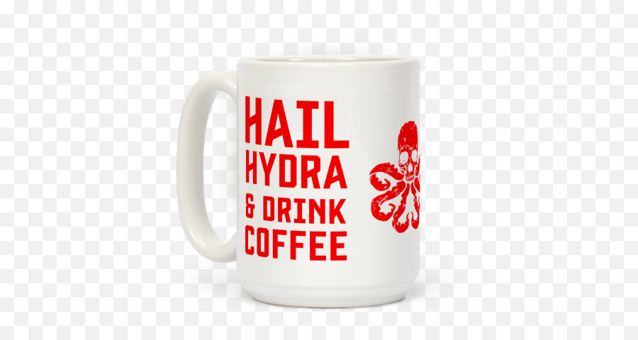 Hail Hydra U0026 Drink Coffee Mug Hydra Marvel Comics Nerdy - Mug Emoji,Sip Tea Emoji