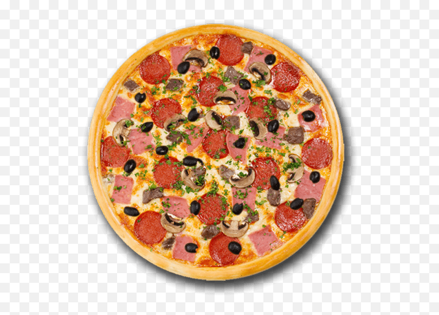 Download Hd Cheesy Pepperoni Pizza - Pizza Transparent Png Pizzan Emoji,Cheesy Emoji