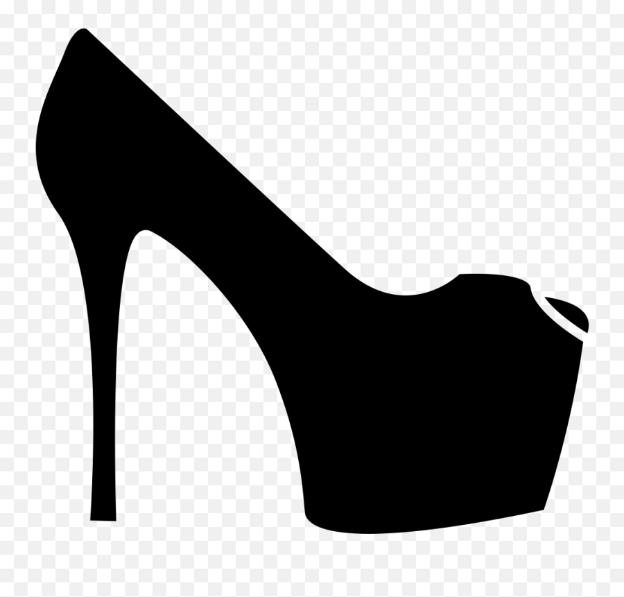 Transparent Background High Heel Clipart - Heels Black Png Emoji,Emoji High Heels