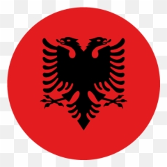 Index Of - Albanian Flag Black And White Emoji