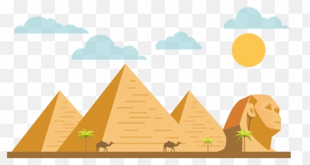 Sphynx Clipart Pyramids - Egyptian Pyramids Clipart Emoji,Pyramid Emoji