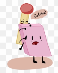 Eraser And Match u003c3 Clipart - Full Size 3124955 Bfdi Emoji