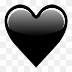 Emoji Png And Vectors For Free Download - Black Heart Whatsapp