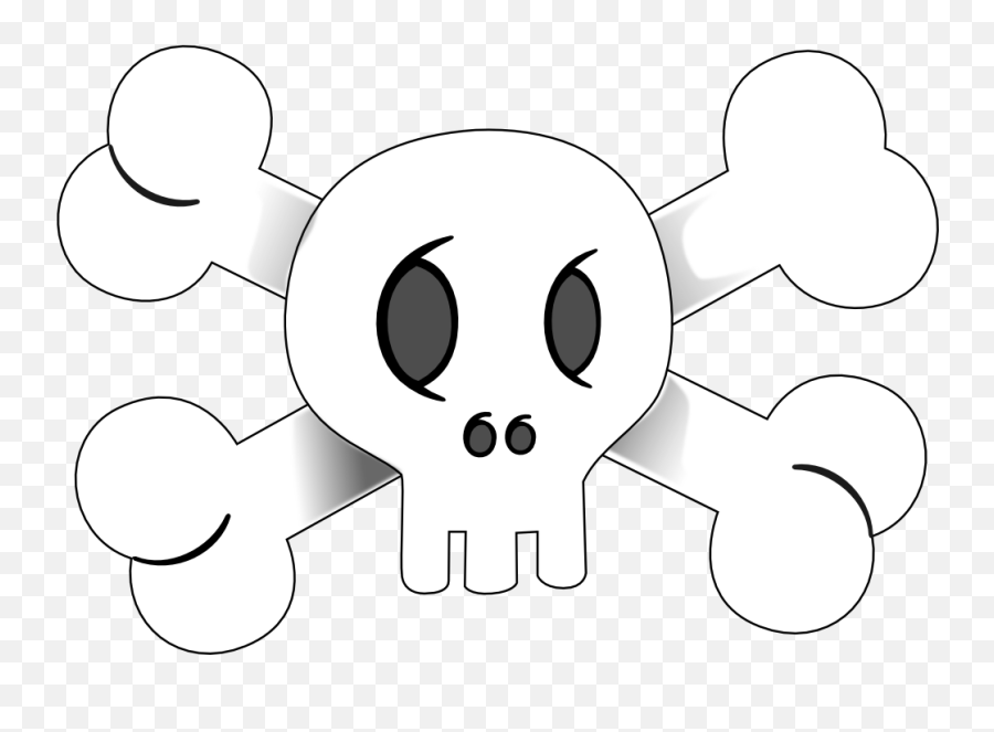 Transparent Bones Pirate Skull Transparent Png Clipart - Cute Jake And The Neverland Pirates Flags Emoji,Pirate Flag Emoji