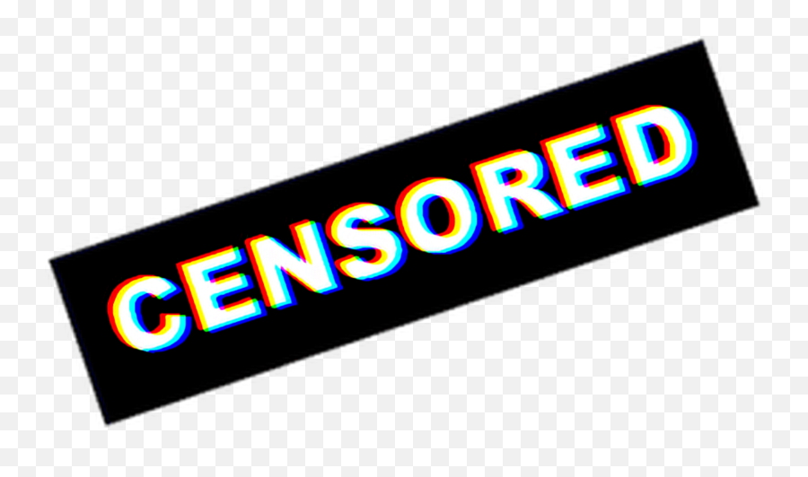 Freetoedit Censored Glitch - Censored Png Transparent Glitch Emoji,Censored Emoji