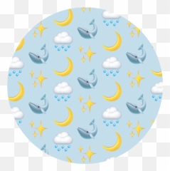 Freetoedit Skywhale Whale Clouds - Circle Emoji,Clouds Emoji