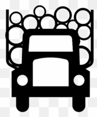 Logging Truck Vector Drawing - Log Truck Clip Art Emoji,Firetruck Emoji