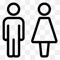 Household Toilet Icon - Male And Female Icon Png Emoji,Wc Emoji