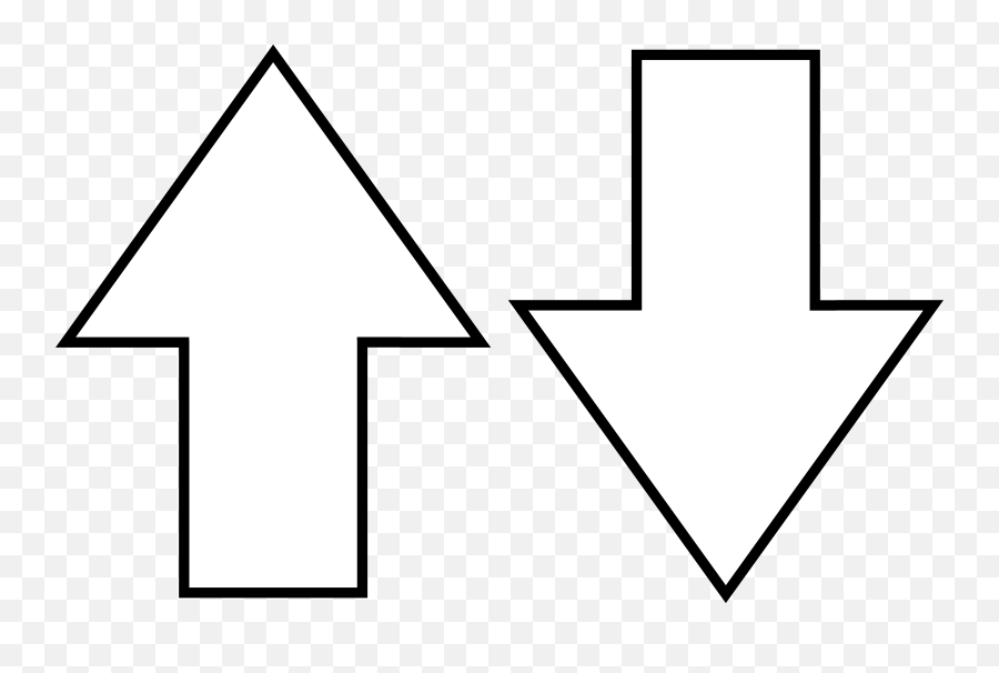 Up Arrow Image - Arrows Point Up And Down Emoji,Downward Arrow Emoji