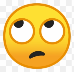 Face With Rolling Eyes Emoji - Eye Roll Emoji,Eyes Emoji