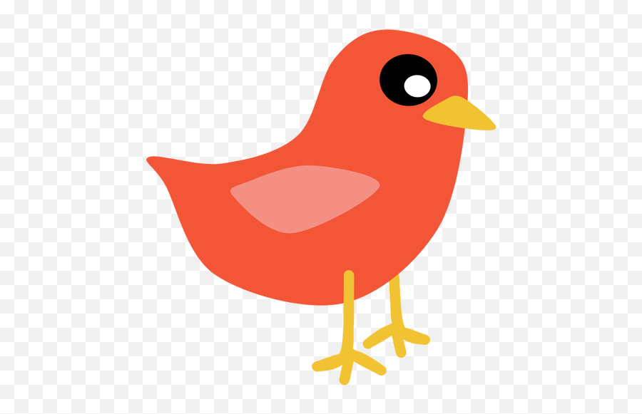 Red Cardinal Bird Vector Clip Art - Clipart Red Bird Emoji,Cardinal Bird Emoji