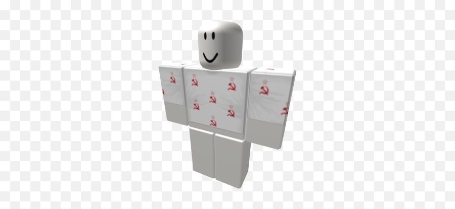 White T - Roblox Zipped Jacket Emoji,Hammer And Sickle Emoticon