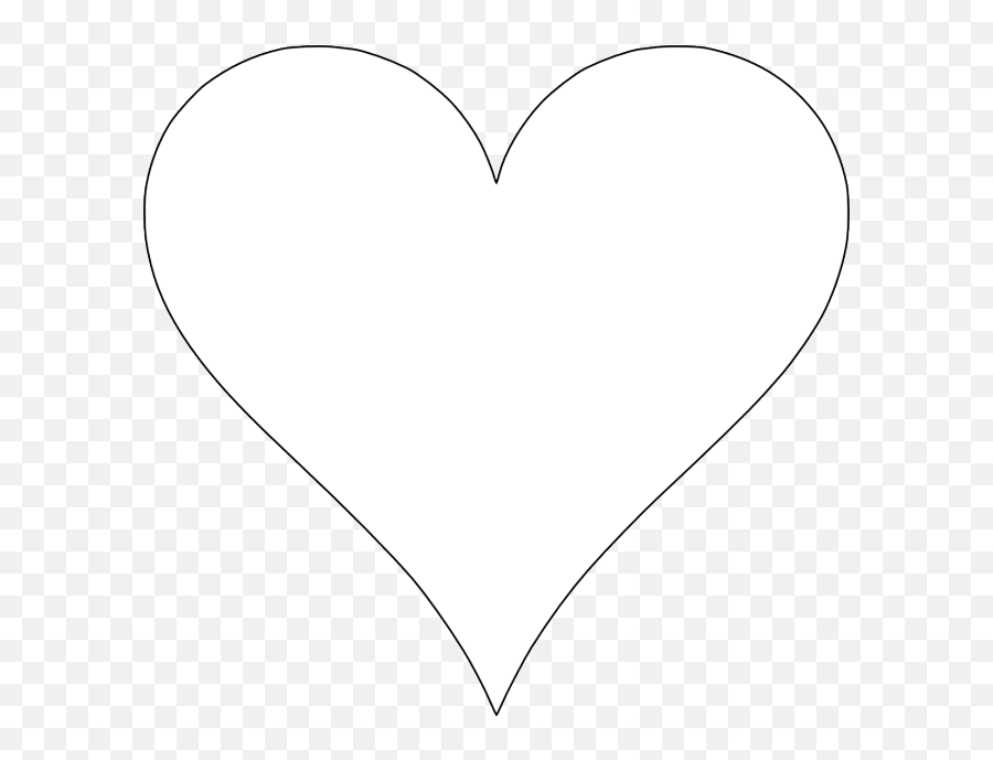 Printable Heart - Heart Emoji,Stencil Heart Emoji