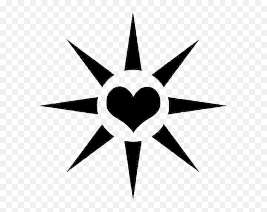 Logo Wisdom Heart Sun Heart Clip - Emblem Emoji,Emoji 2 Independence Day