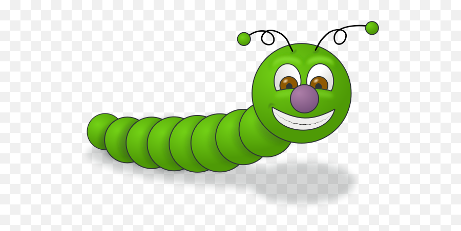 Smiling Green Worm Vector Image - Worm Clip Art Emoji,Hunting Emoticon