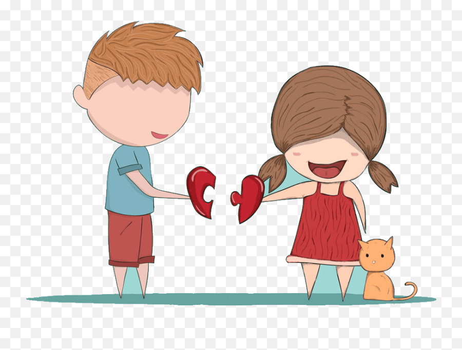 Latest Animated Whatsapp Dp - Cartoon Emoji,Boy And Girl Holding Hands  Emoji - free transparent emoji 
