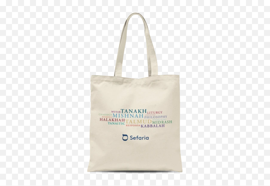 The Sefaria Store - Tote Bag Emoji,Shopping Bag Emoji