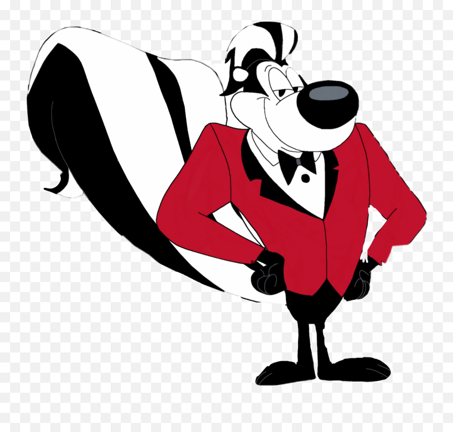 Skunk Suit Lover Pepelepew Stink Freetoedit - New Looney Tunes Pepe Le Pew Emoji,Stink Emoji
