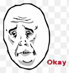 Face Png And Vectors For Free Download - Okay Meme Transparent Emoji