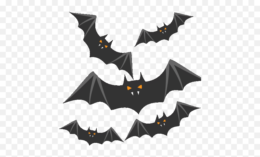 Top Halloween Bats Stickers For Android U0026 Ios Gfycat - Animated Bats Flying Gif Emoji,Bat Emoticon